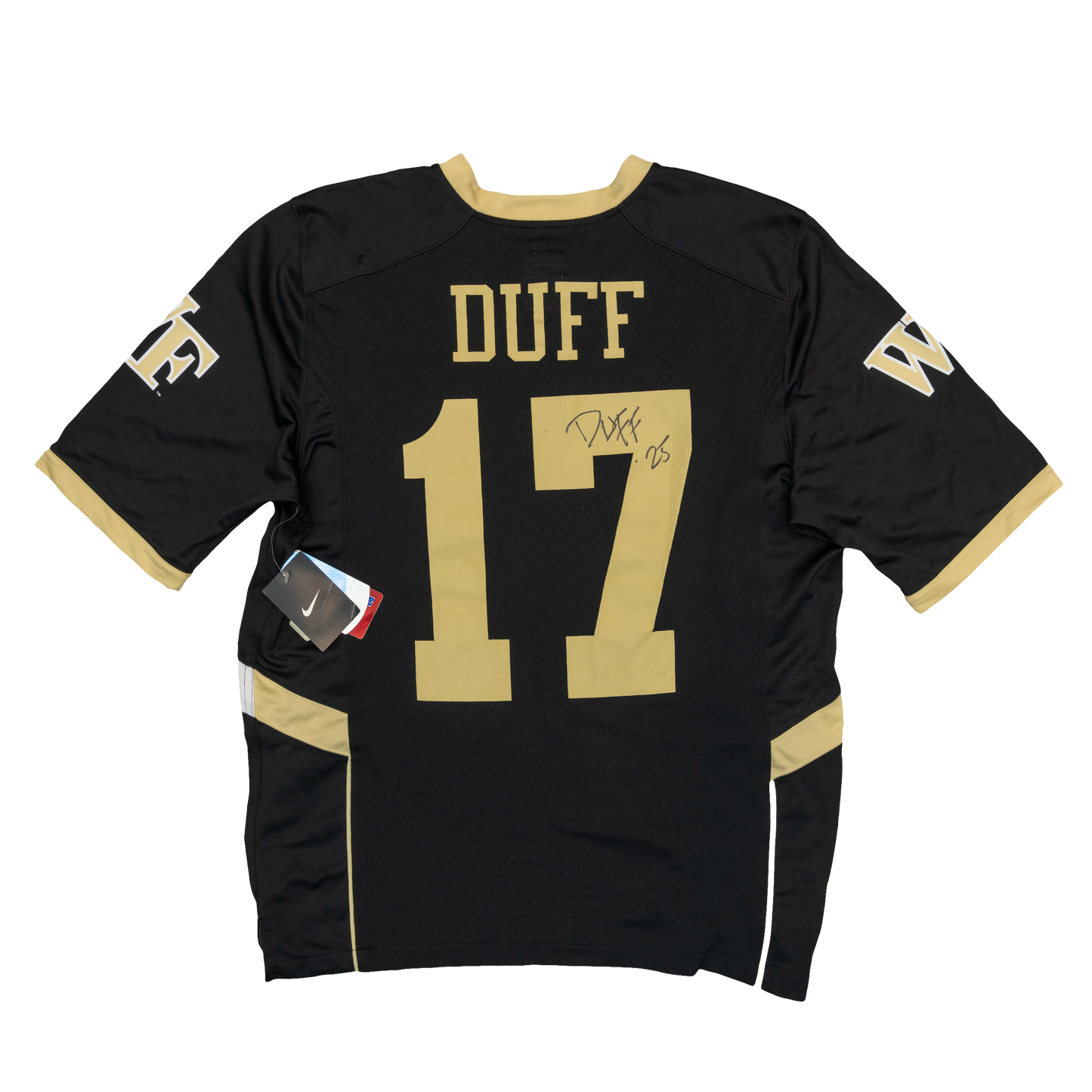 Wake Forrest College 17 Jersey - Signed