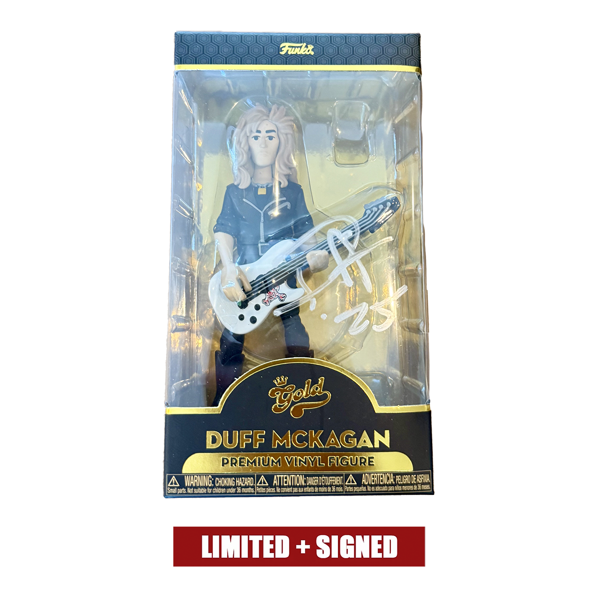 Premium Gold Duff McKagan POP! Funko® | SIGNED