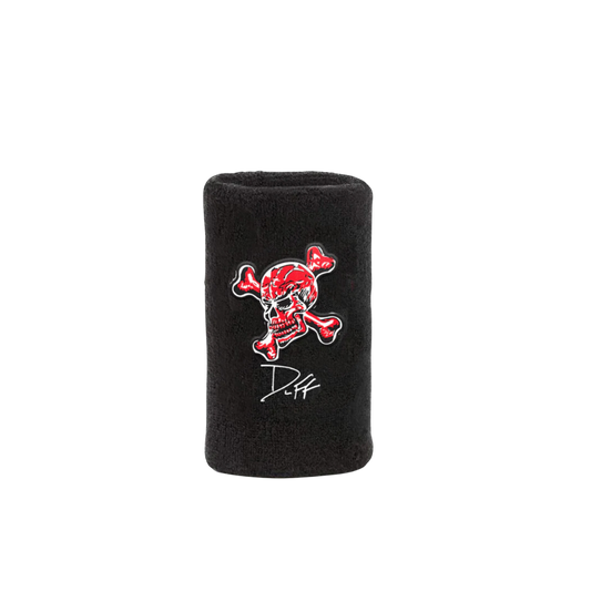 RED SKULL LONG WRISTBAND - 2025 VERSION/6"